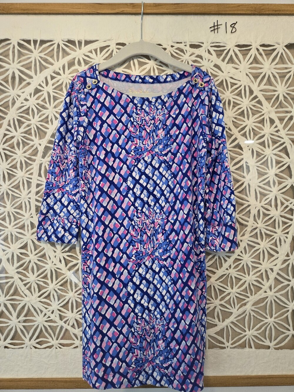 Lilly Pulitzer Mini Sophie Dress Girls Medium – Bright Print, Preppy Summer